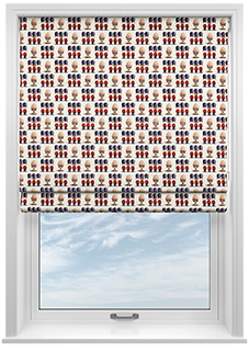 Kings Breakfast, Eggs Kingsmen - Roman Blind